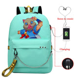 Demon Slayer Outdoor Backpack Sportsbag Climbing Backpack School Bag Daypack