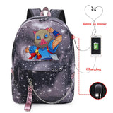 Demon Slayer Outdoor Backpack Sportsbag Climbing Backpack School Bag Daypack