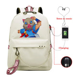 Demon Slayer Outdoor Backpack Sportsbag Climbing Backpack School Bag Daypack