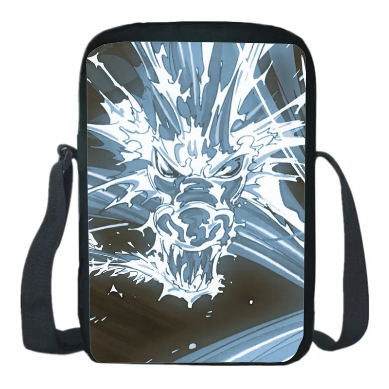 Demon Slayer Messenger Bag Casual Shoulder Bags Harajuku School Backpack
