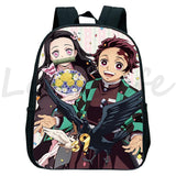 Demon Slayer Nezuko Tanjirou Backpack Kids Kindergarten Bags Kimetsu No Yaiba An