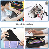 Demon Slayer Pen Box Student School Anime Zipper Pen Bag Child Stationery Bag