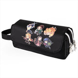 Demon Slayer Pencil Case Large Capacity Cosmetic Travel Storage Bag