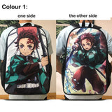 Demon Slayer Kids Schoolbag Boys Girls Cosplay Tanjirou Zenitsu Backpack