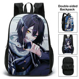 Demon Slayer Kids Schoolbag Boys Girls Cosplay Tanjirou Zenitsu Backpack
