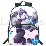 Demon Slayer Shinobu Kocho Print Backpack Kimetsu No Yaiba School Bags For Girls