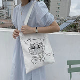 Demon Slayer Shopper Bag Rengoku Kyoujurou Canvas Tote Bag