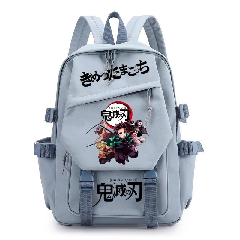 Demon Slayer Anti-Theft Backpack Laptop Bag School Bag