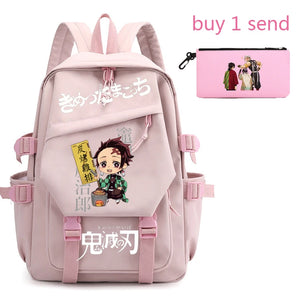 Demon Slayer Anti-Theft Backpack Laptop Bag