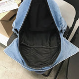Denim Backpack Women Back Pack Shoulder Bag for Female Personality Student