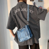 Denim Cloth Women Small Shoulder Bag Girls Casual Handbag