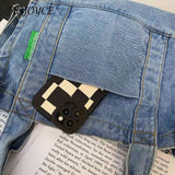 Denim Ladies Handbags Female Tote Bag Large Capacity Adjustable Strap