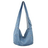 Denim Women's Shoulder Bag Large Capacity Solid Tooling