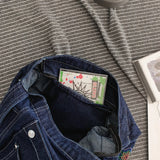 Denim Shoulder Bag Canvas Embroidery Tote Large Capacity Leisure Travel Bag
