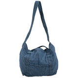 Denim Slouch Bag Casual Jean Fabric Handbag