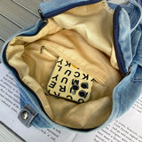 Denim Women Backpack Small Casual School Bag for Teenage Girls