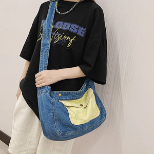 Denim Women Bag Purses Handbags Shoulder Bag Crossbody Bags