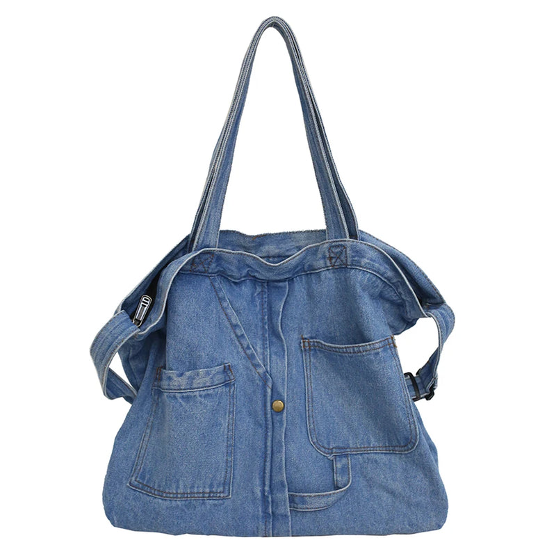 Denim Women Shoulder Bag Handbags Bags For Women Large Messenger Bags