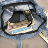 Denim Women Shoulder Bag Large Messenger Bags Girls Torebka Damska