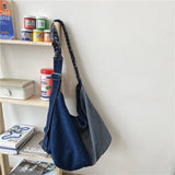Denim Women Tote Crossbody Shoulder Bag Casual Jeans Woman Handbags Large