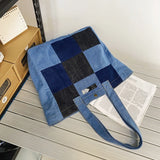 Denim Women's Shoulder Bag Casual Handbags for Girls Large Messenger Bags