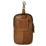 Small Leather Waist Pack Belt Bag Phone Pouch
