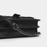 Women Rhombic PU Leather Crossbody Bag Chain Small Messenger Bag