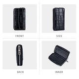 Women's Leather Crossbody Bag with Chain Strap Flap Messenger Handbag