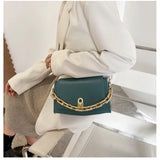 Retro Chain Shoulder Bag Small Square Handbag