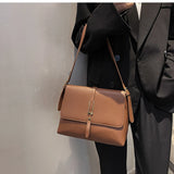 Retro Square Bag Women Bag Large-capacity Handbag Tote Bag