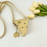 Funny Cheese Bag One Shoulder Bag Wild Outing Messenger Bag