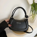 Foreign Style Chain Underarm Bag Solid Color Single Shoulder Messenger Bag