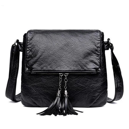 Soft Leather Shoulder Bag Women Messenger Crossbody Bag