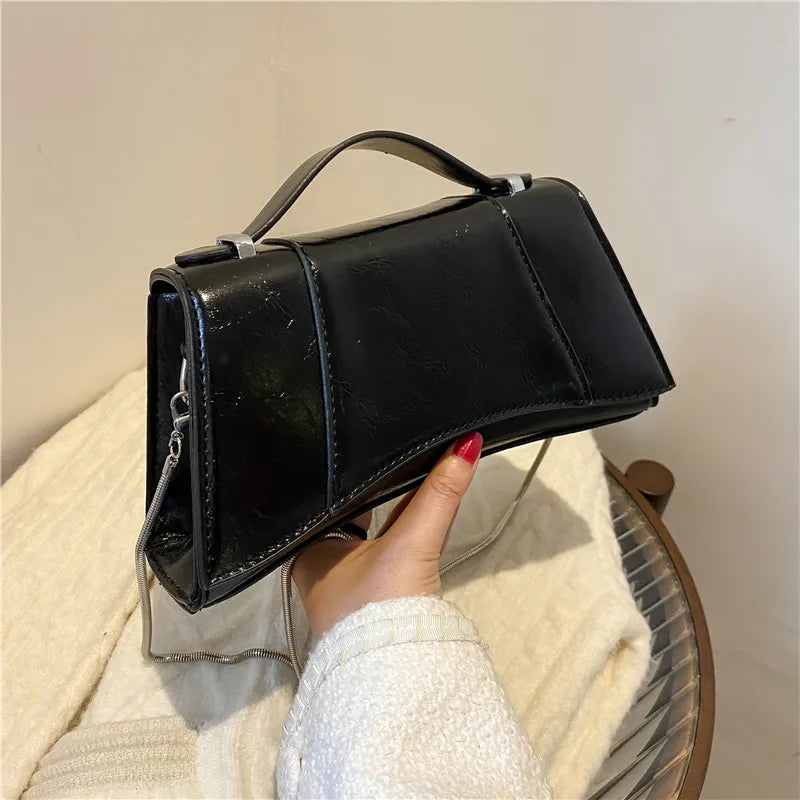 Snake Pattern Chain Messenger Bag Shoulder Bag