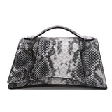 Snake Pattern Chain Messenger Bag Shoulder Bag