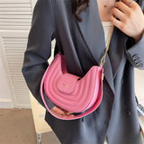 High-Grade Women's Net Red Chain Messenger Bag - Versatile Shoulder Armpit Bag