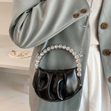 Mini Crossbody Bag Women Handbag Versatile Chain Messenger Bag