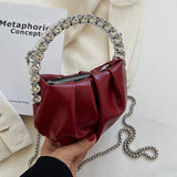 Mini Crossbody Bag Women Handbag Versatile Chain Messenger Bag