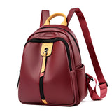Women's PU Leather Backpack for Girls