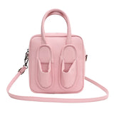 Solid Slippers Handbag Net Red Shoulder Bag