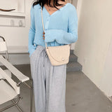 High Straw Small Bucket Bag for Beach Shoulder Bag