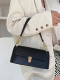 Women's Top Handle Shoulder Bags Pu Leather Solid
