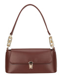 Women's Top Handle Shoulder Bags Pu Leather Solid