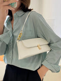 Women's Top Handle Shoulder Bags Pu Leather Solid