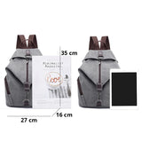 Canvas Backpack Women School Bag Canvas Shoulder Bag Women Travel Pack Mochila