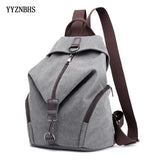 Canvas Backpack Women School Bag Canvas Shoulder Bag Women Travel Pack Mochila