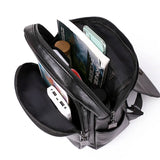 Women Multifunction Shoulder Bags Leather School Bags for Teenage Girls