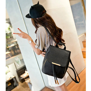 Women Large Backpack Purse Shoulder Bag PU Leather Girls School Bag