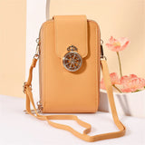 Pu Leather Wallet Purse Women's Phone Shoulder Bags