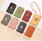 Pu Leather Wallet Purse Women's Phone Shoulder Bags